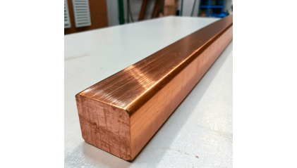 квадрат медный 80 мм М2 купить в Омске