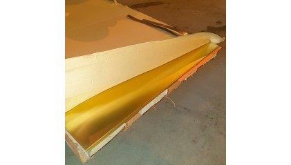 лист латунный ГПРХХ 10x1200x2000 мм Л63 купить в Омске