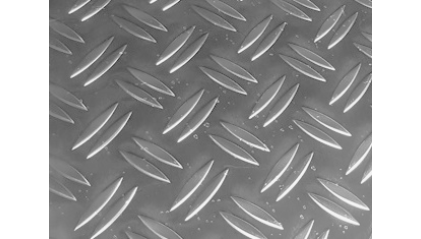 лист алюминиевый рифленый дуэт 1 мм АМг2Н2 купить в Омске