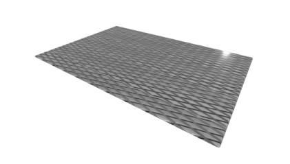 лист нержавеющий рифленый ромб 6 мм AISI 304 купить в Омске