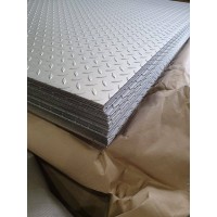 Лист нержавеющий рифленый чечевица 1,5x1500x3000 мм 08Х17Т ГОСТ 8568-77