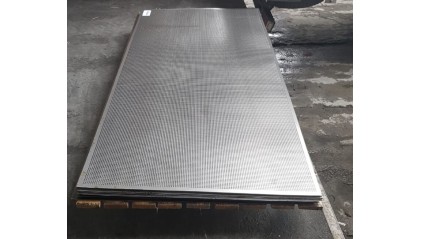 лист перфорированный нержавеющий 0,1 мм Qg 5-8 AISI 316Ti купить в Омске