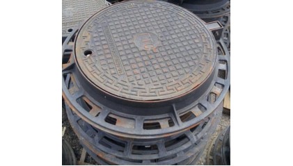 люк чугунный ГТС легкий круглый Л 760x76 мм СЧ10 купить в Омске