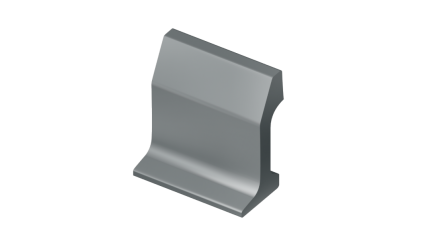 рельсы РК50 стальные контррельсовые 9 м Э76Т купить в Омске