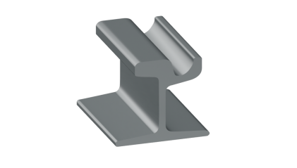 рельсы РТ60Е стальные трамвайные 19 м Э76 купить в Омске