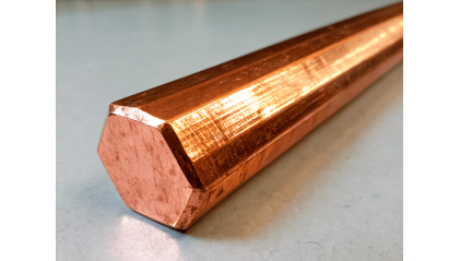 Шестигранник медный ДШГПП 19 мм М2 фото шестигранник медный ДШГПП 19 мм М2 купить в Омске