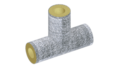 тройник теплоизоляционный минераловатный 219x32 мм купить в Омске