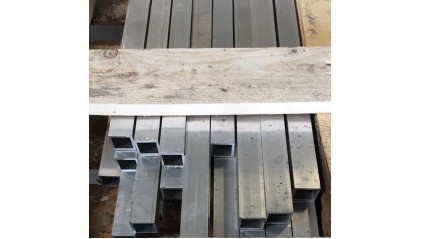 трубу алюминиевую профильную квадратную 10x10 2,5 мм АД1 купить в Омске