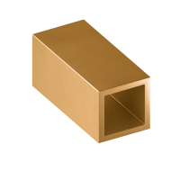 Труба латунная профильная квадратная ДКВНТ 40x40x4 мм Л63 ТУ 48-21-428-84