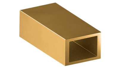 трубу латунную профильную прямоугольную ДПРНТ 72x20x2 мм Л68 купить в Омске