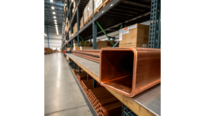 трубу медную профильную квадратную ДКВНТ 76x76x3 мм М1 купить в Омске