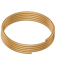 Трубка латунная капиллярная ДКРНМ 2x0,65 мм ЛС59-1 ГОСТ 2624-2016