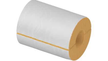 цилиндр теплоизоляционный минераловатный 64x30x500 мм Г1 Ц 100 купить в Омске