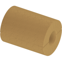 Цилиндр теплоизоляционный базальтовый навивной без покрытия 76x30x500 мм Г1 Ц 100 ГОСТ 23208-2022