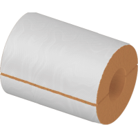 Цилиндр теплоизоляционный базальтовый навивной оцинкованный 108x80x500 мм НГ Ц 100 ГОСТ 23208-2022